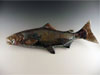 Raku Salmon Wall Sculpture. 22" Long with an Opening on the Back for Hanging.
